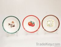 Ceramic Fruit Plate, Ceramic Dinner Plate, Ceramic Plate Set, Ceramic