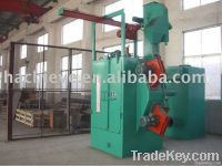 Hook type shot blasting machine