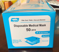 China Disposable 3 Ply Non Woven Medical Face Mask Surgical Mask