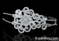 Side Headpiece Vintage Style Art Deco Tiara use Austrian Crystal