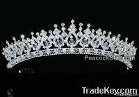 Bridal Wedding Pageant Sparkling Tiara use Austrian Crystal CT1543