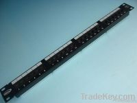 Patch panel with Rj45 24 ports UTP Cat5e/6
