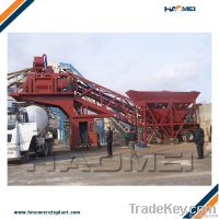 Mobile Concrete Batching Plant YHZS35 For Saling
