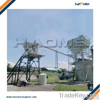 HZS35 fixed concrete batching plant