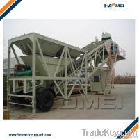 Mobile Concrete Batching Mixing Plant YHZS75