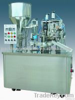 filling and sealing machine for cosmetic , toothpaste