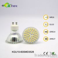 3w glass cover 60SMD3528 led spot light