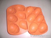 silicone egg shaped bakeware