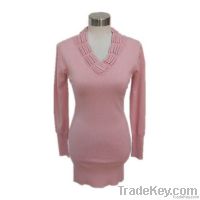 Ladies knitted long tight sweaters dress Y061
