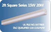 DLC 2ft 2400lm 20W LED suspend lighting fixure