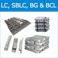 Get LC, SBLC, BG and BCL for Aluminum Ingots Importers and Exporters