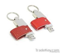 leather promotional usb drives From China