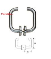 stainless steel tubular entrance lever door handles