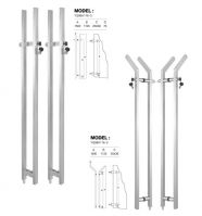 Germany sexangle tupe sliding door locking ladder pull lock