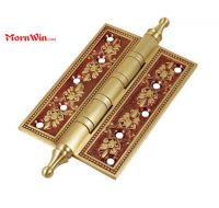 Ball tip decorative Euro fancy door hinge brass hinge