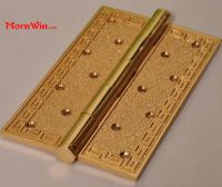 Luxury true gold polished brass material exterior gate door hinge italy