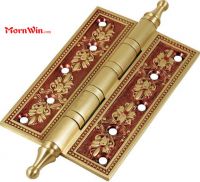 Decorative door interior door ball bearing brass hinge