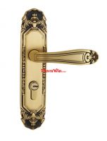 Door Handle Antique decorative Brass pull handle for commercial doors