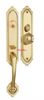 Casting brass door handle