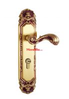 Brass ORBH antique door handle