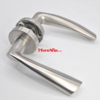 Quality 19mm 22 Mm Interior Stainless Steel Wooden Door Locks Lever Handle 