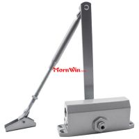 silver adjustable fire rated hydraulic commercial entry door closer