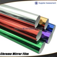 chrome mirror  vinyl wrapping film with air bubble free