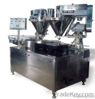 Automatic 2 Head Powder Filling Machine