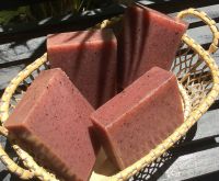 Pomegranate Licorice Soap with Mahad Powder - Natural Handmade Whitening Soap