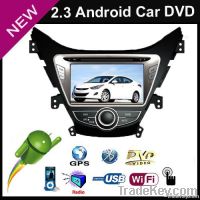 7inch 2 din  car dvd android 2.3 player with bluetooth hand free