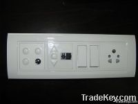 8 Module Switch Board with Remote  3Lights & 1Fan