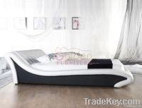 Factory Low Price PU Fashionable Soft Bed