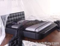 Cozy High Quality Soft Black Bed G822#