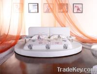 Newest Fashionable Genuine Leather Round Bed - Cheap