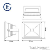 Outdoor LED Flood Light (100 Watt)