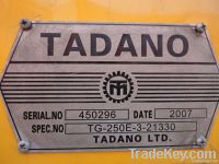 Used Tadano 25T Crane TG250E
