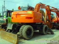 Used HITACHI ZX130W Wheel excavator