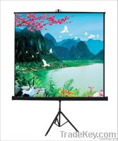 WJ-STC 2-series, Portable Metal Circular tube Octagonal housing Tripod Projection/Projector screens