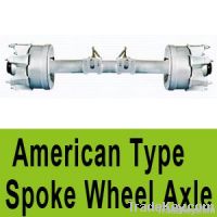 American type semitrailer spoke axle