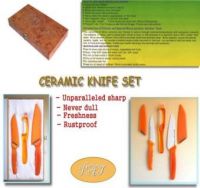 Rustproof ceramic knife set