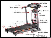 Fitness TR-1000D Folding Multifunctional Treadmill