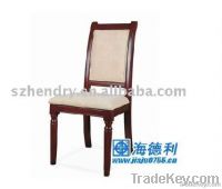 Solid wood restaurant dining chair