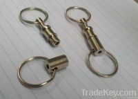 pull apart key ring/quick released key ring