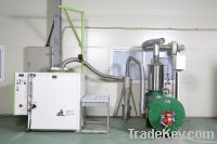 Fluidized bed cleaning system