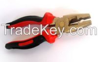 Non-sparking copper alloy combination cutting pliers