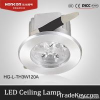 3W High Power LED Ceiling spot Light with different color