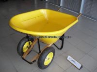 Plastic wheelbarrow, European Model Double wheels  wheel barrow WH8802