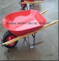 Wooden Handle Wheel barrow , garden cart WH4400