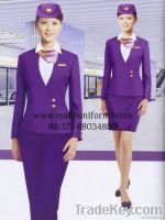 Purple Stewardess Uniform