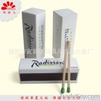 Wooden match sticks in small lipstick box